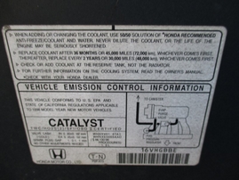 1998 HONDA CIVIC EX GREEN 4DR 1.6L MT A15287